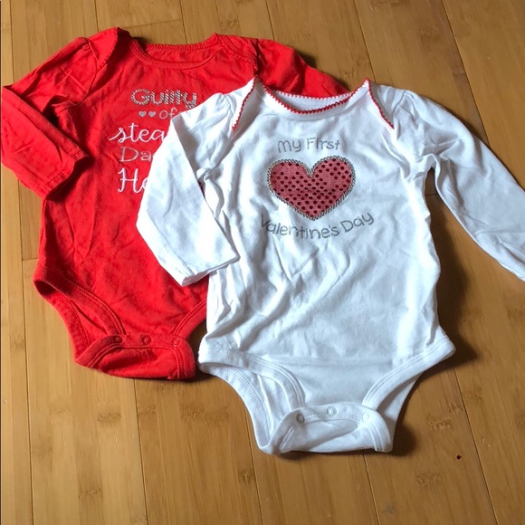 Koala Kids Other - Koala Kids 6-9m Valentine’s Day bodysuits 6-9M
